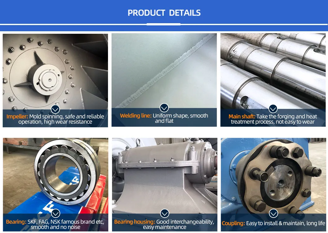 5-12 시리즈 전기로 배기 정화 원심 송풍기 유도 통풍기 1